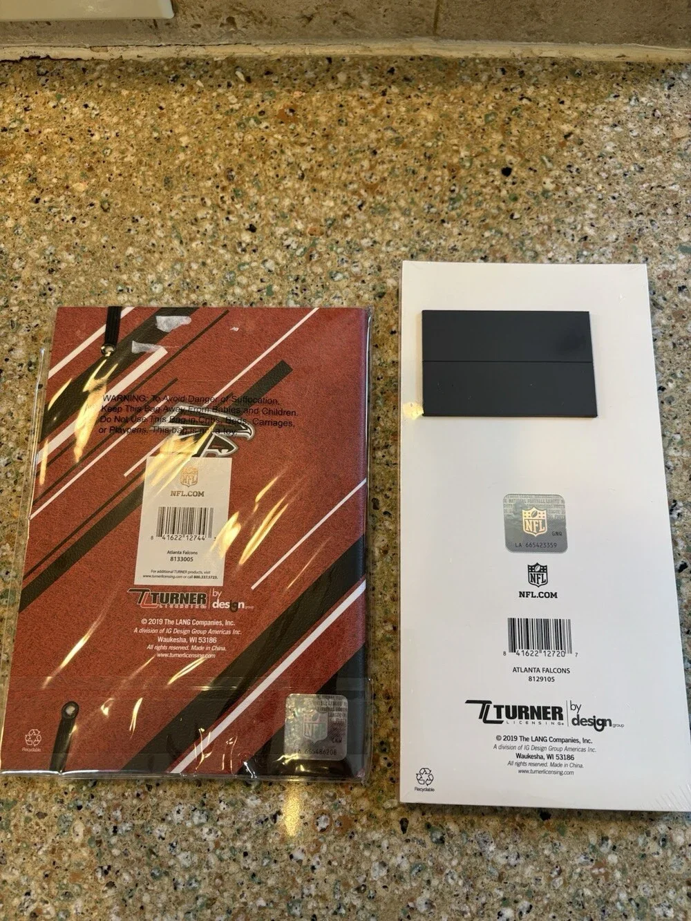 Turner Atlanta Falcons NFL Soft Cover Stitched Journal + 2-Pack List Pads